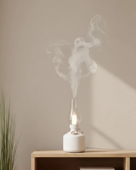 Usb Şarjlı Gaz Lambası Modeli Nano Mist Aromaterapi Nemlendirici 280 Ml ürün görseli 1