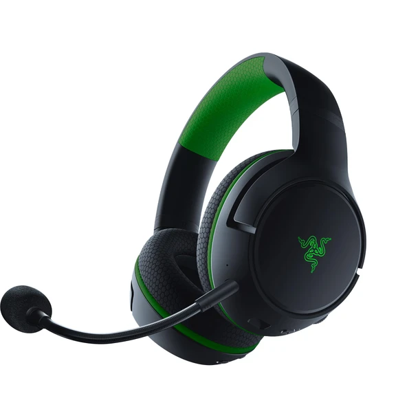 Razer Kaira Pro - Xbox Series X/S + Xbox One + PC ve Akıllı Telefon için Kablosuz Oyun Kulaklıkları (Kablosuz Kulaklık, Bluetooth, 50mm Sürücü, Süper Kardioid Mikrofon) Siyah-Yeşil ürün görseli 1