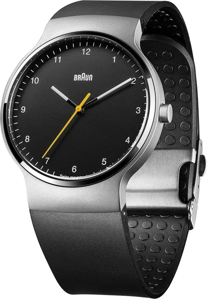 Braun Prestige Watch erkek saati analog silikon kayışlı İsviçre kuvars hareketi BN0221BKSLBKG ürün görseli 1