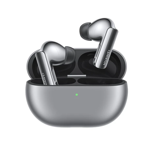 Huawei FreeBuds Pro 3, Yüksek Çözünürlüklü Çift Sürücülü Ses Sistemi, Kablosuz Akıllı Aktif Gürültü Önleyici Kulaklık, 31 saate kadar pil ömrü, iOS ve Android uyumlu, Silver Frost ürün görseli 1