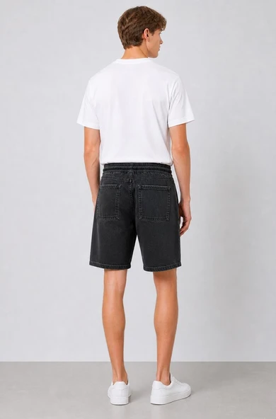 Mavi M0410093 Mavi Samos Deep Smoke Denim Erkek Şort - Resim 3
