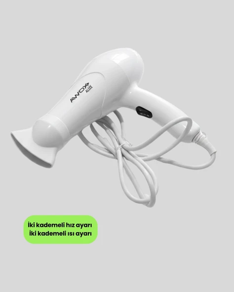 Awox Mini Fön Beyaz - Resim 5