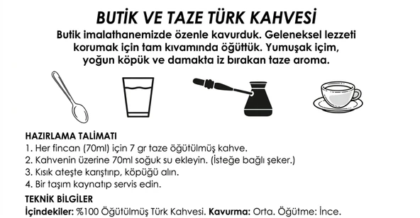 Türk Kahvesi 1 Kg (1000 gr) - Resim 2