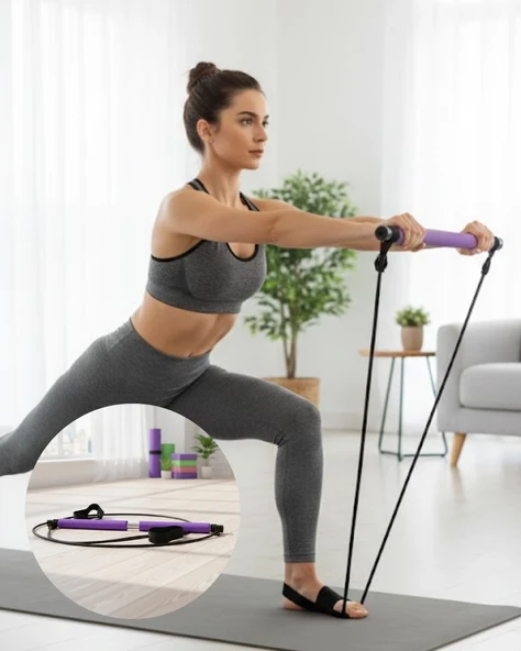 Çok Amaçlı Pilates Bar Yoga Ve Fitness İçin Profesyonel Tasarım ürün görseli 1