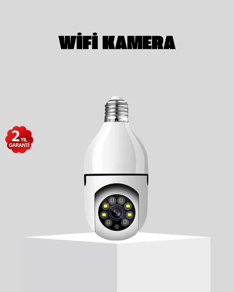 Akıllı Duy Kamera 360 Derece Dönebilir Ve Ptz Teknolojili ürün görseli 1