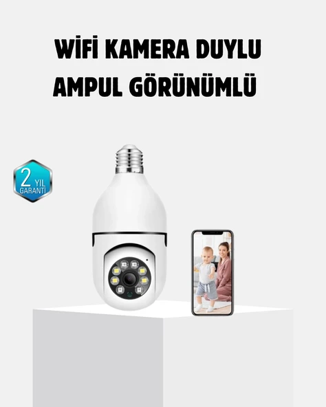 360 Derece Dönebilen Akıllı Duylu Kamera – Ptz, Uzaktan Kontrol, Hareket Algılama ürün görseli 1