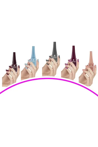 5 Adet Keratinli Besleyici Oje 14 ml SET11 ürün görseli 1
