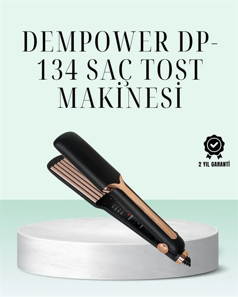 Dempower Dp-134 – Isı Ayarlı Saç Şekillendirme Deneyimi ürün görseli 1