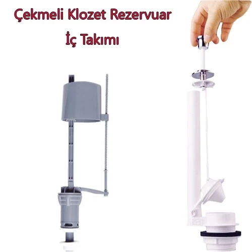 Klozet Sifon Çekmeli Rezervuar İç Takım Su Tasarruflu Seramik ürün görseli 1
