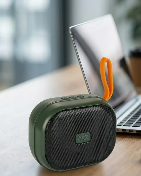 Taşınabilir Bluetooth Hoparlör Usb Tf Kart Fm Radyo Destekli Güçlü Ses ürün görseli 1
