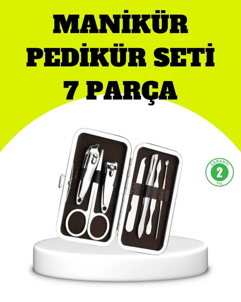 Paslanmaz Çelik Kişisel Bakım Seti – 7 Parça ürün görseli 1