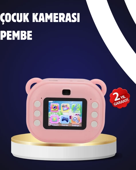 Termal Baskılı Şipşak Kamera – 1080p Hd, 24mp, Çift Lensli Ve Müzik Oynatıcılı ürün görseli 1
