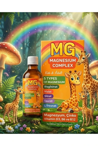 Welive MG Magnesium Complex - 5 Farklı Magnezyum Türü İçeren Takviye Edici Gıda (150 ml) ürün görseli 1