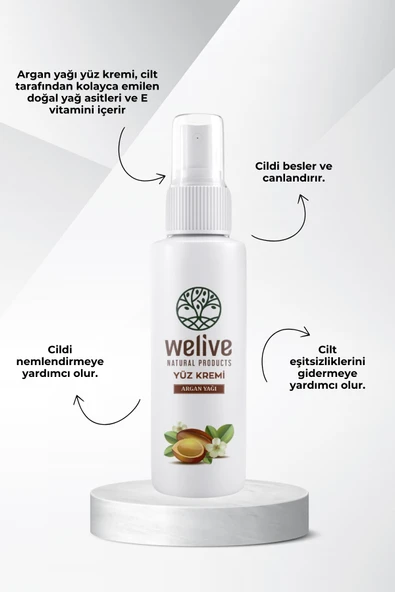 Welive Argan Yağlı Yüz Kremi - Resim 2