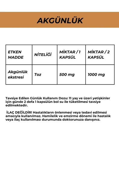 Welive Akgünlük 60 Capsul - Resim 2