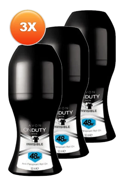 OnDuty Invisible Erkek Rollon 50 Ml. Üçlü Set - Resim 2