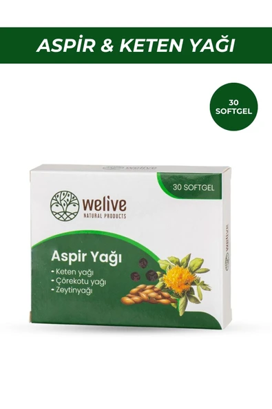 Welive Aspir Yağı-keten Yağı -çörekotu Yağı- Zeytin Yağı ürün görseli 1