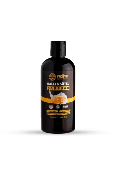 Welive Ballı & Sütlü Şampuan 500 Ml - Resim 3