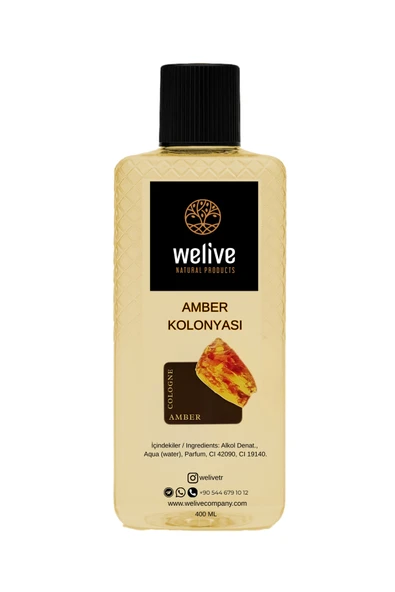 Welive AMBER KOLONYASI 400 ML 80 DERECE ürün görseli 1