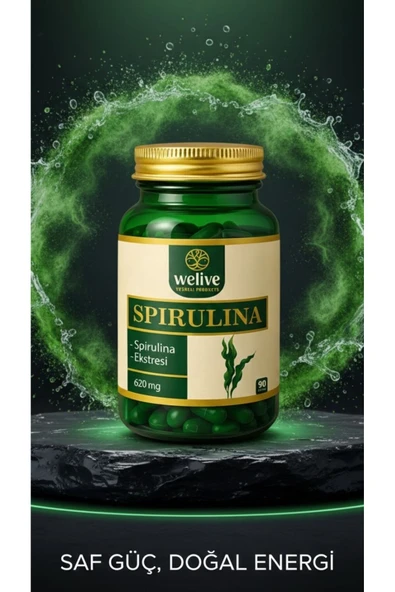 Welive Welıve Spirülina Capsul 90 Kapsül - Resim 2