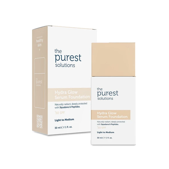 The Purest Solutions Hydra Glow Nemlendirici Serum Fondöten SPF50+ Açık-Orta Ton 30 ml ürün görseli 1