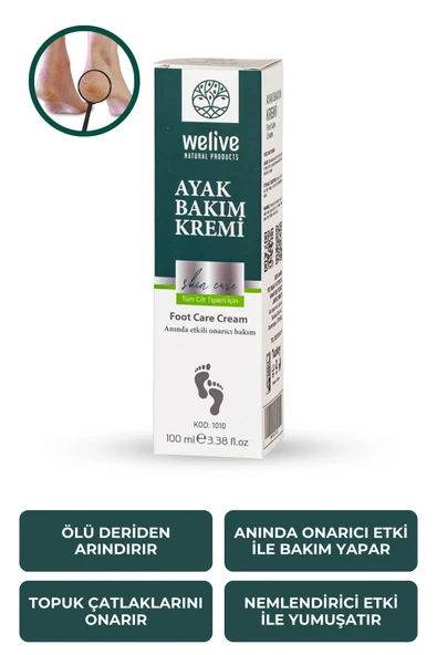 Welive Ayak Bakım Kremi 100 Ml ürün görseli 1
