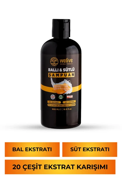 Welive Ballı & Sütlü Şampuan 500 Ml ürün görseli 1
