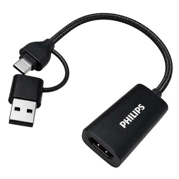 Philips SWR1650F/93 HDMI To USB-C / USB 2.0 Full HD Görüntü Yakalama Kartı (Video Capture Card) ürün görseli 1