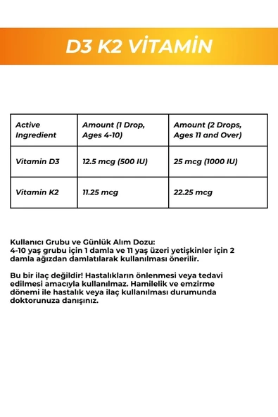 Welive D3 K2 / 20 ml - Resim 3