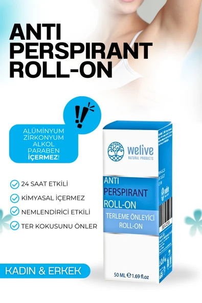 Welive Anti Perspirant Roll-On - Terleme Önleyici ve Ferahlatıcı 50 ml ürün görseli 1
