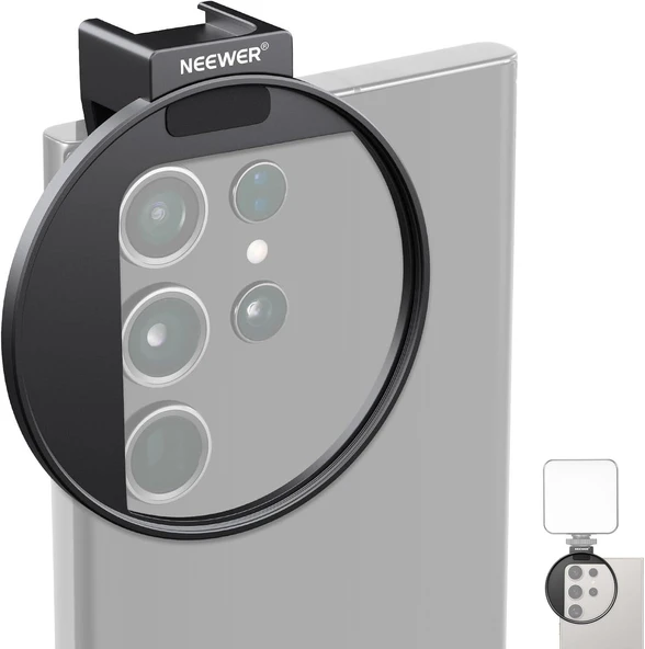 Neewer LA006 67mm Telefon Filtre Yuvası Klipsi ürün görseli 1