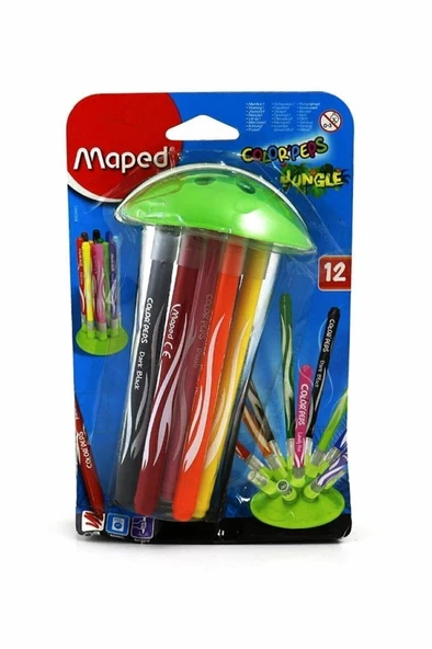 Maped Jungle Innovation Keçeli Kalem 12'li 845445 ürün görseli 1