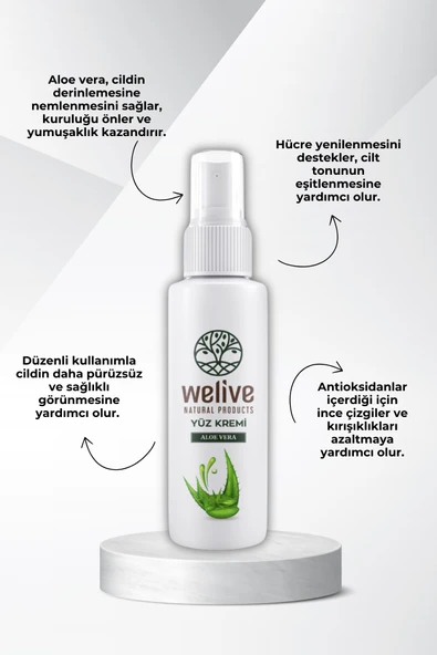 Welive Aloe Vera Yüz Kremi - Resim 2