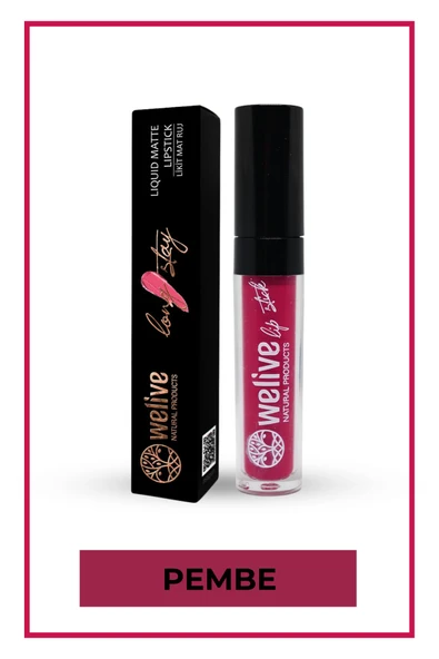 Welive Liquid Ruj - Pembe 5 Ml ürün görseli 1
