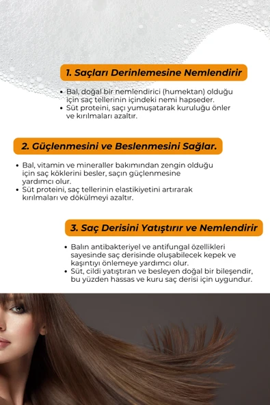 Welive Ballı & Sütlü Şampuan 500 Ml - Resim 2