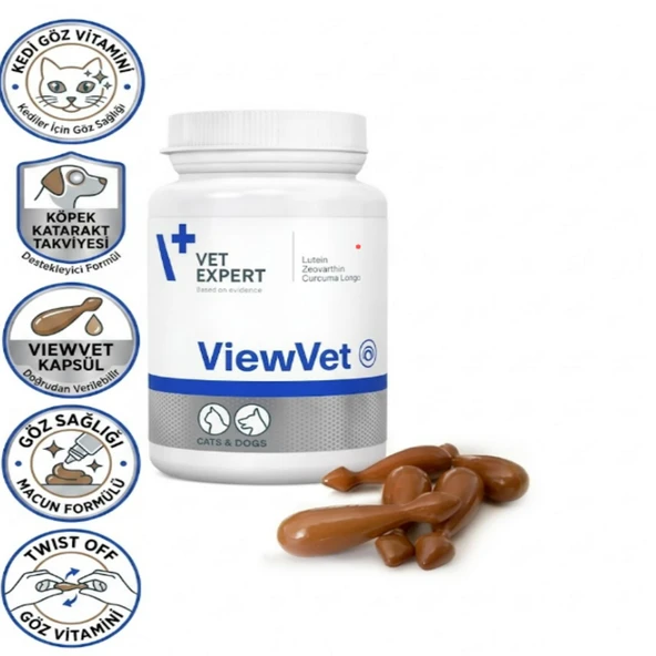 ViewVet Twist Off 45 Kapsül (Katarakt ve Görme Kaybı Karşıtı Göz Vitamini) ürün görseli 1