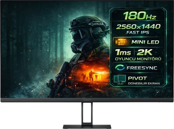 Xiaomi 2k Gaming Monitor G27QI Eu ürün görseli 1