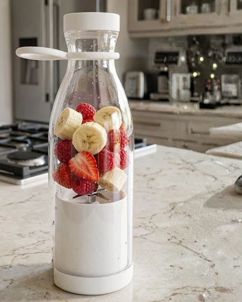 Mini Smoothie Blender Usb Şarjlı 380 Ml Taşınabilir Ve Hafif Tasarım ürün görseli 1