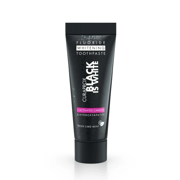 Curaprox Black is White Diş Macunu 10 ml ürün görseli 1