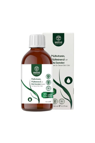 Welive Multivitamin Pediatrik 150 ml ürün görseli 1