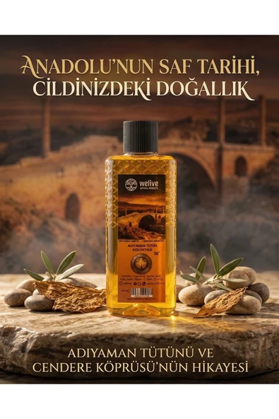 Welive ADIYAMAN TÜTÜN KOLONYASI 400 ML (CENDERE KÖPRÜSÜ) 80 DERECE ürün görseli 1