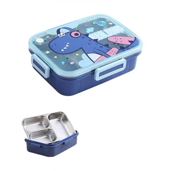 Vagonlife Beslenme Kutusu Lunchbox 750 Ml Dinozor Bl50555-1 ürün görseli 1