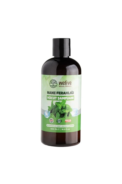 Welive Nane Ferahlığı Vücut Şampuanı - Duş Jeli 500 ml ürün görseli 1