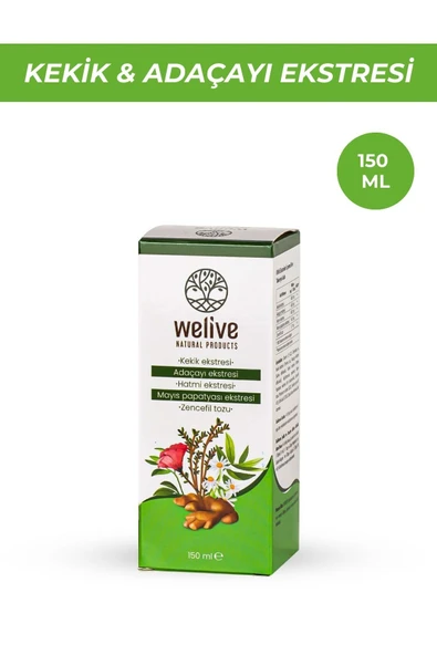 Welive Kekik Ekstresi, Hatmi Ekstresi,adaçayı Ekstresi Içeren Takviye Edici Gıda 150 Ml ürün görseli 1