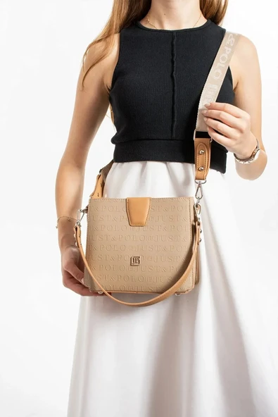 Just Polo Günlük Kombinlere Uygun KADIN YENİ ORTA BOY EL VE OMUZ ÇANTASI MH4059MH ürün görseli 1