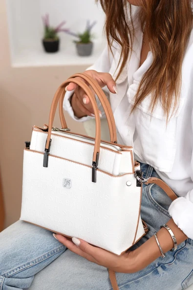 Just Polo 5 Bölmeli Şık El & Omuz Çantası Shoulder Bag EBAT : 22 X 25 CM ürün görseli 1