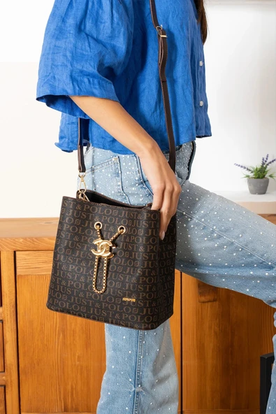 Just Polo Kadın Orta Boy Ayarlanabilir Askılı El Ve Omuz Çantası EBAT: 22 X 23 CM Shopper ürün görseli 1