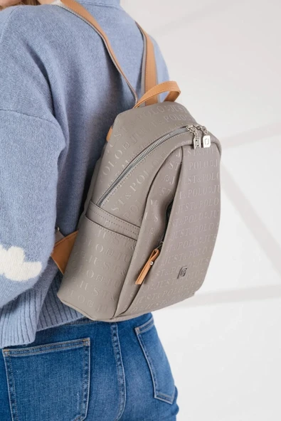 Just Polo Günlük Kombinlere Uygun Kadın Büyük Boy Sırt Çantası ürün görseli 1