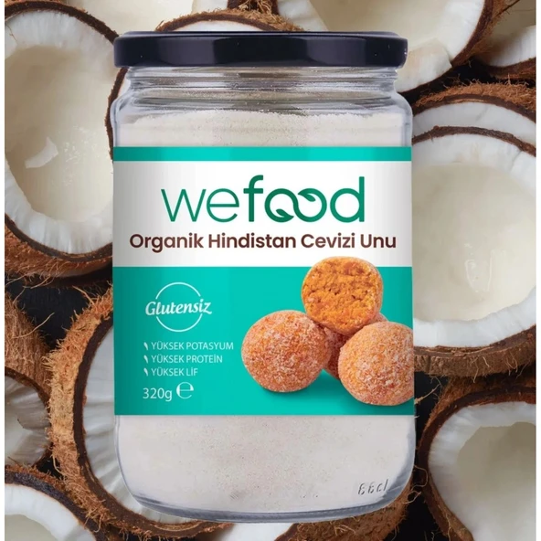 Wefood Organik Hindistan Cevizi Unu 320 Gr ürün görseli 1