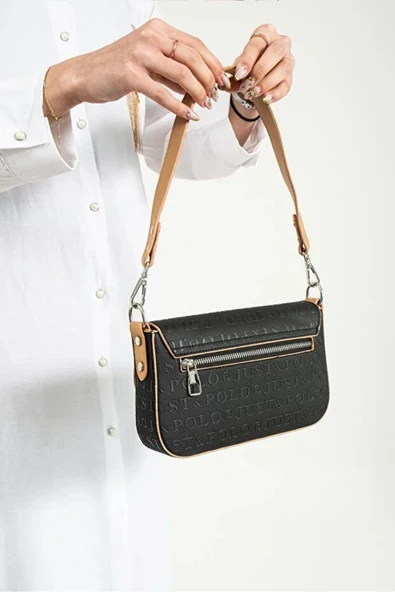 Just Polo Kadın Uzun Ayarlanabilir Askılı Şık El Ve Omuz Çantası EBAT : 23 X 14 CM Shoulder Bag ürün görseli 1